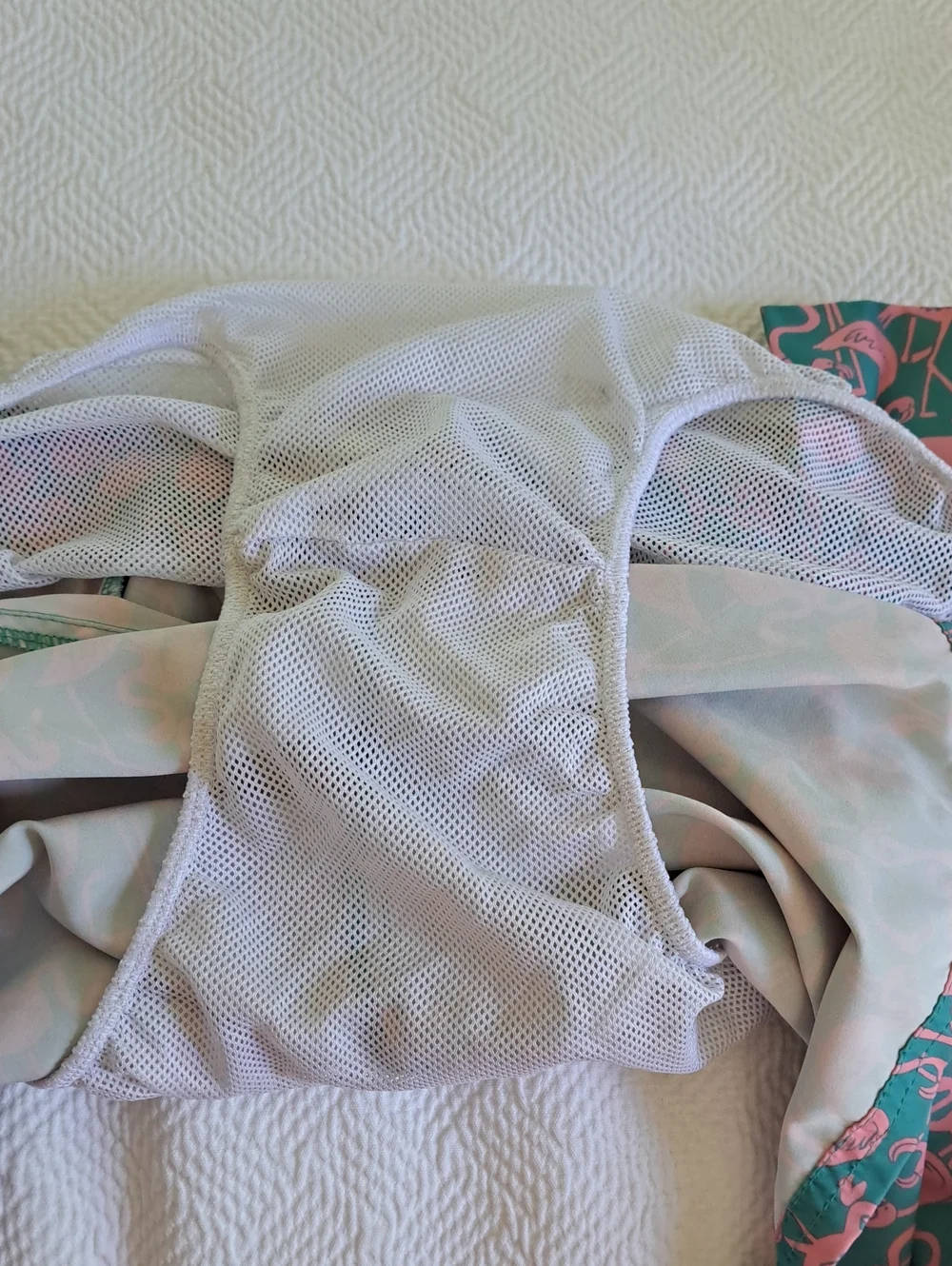 J.Crew Mens Pink Flamingo Print‎ Aqua Green 6